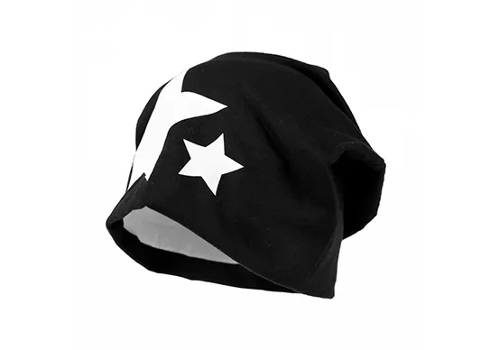 Custom Screen Printed Cotton Jersey Slouchy Beanies