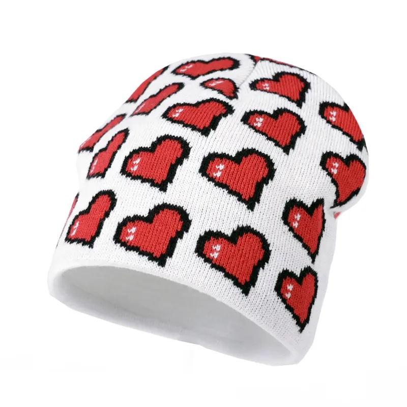 custom jacquard beanie hat