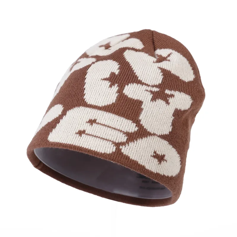 custom jacquard beanie