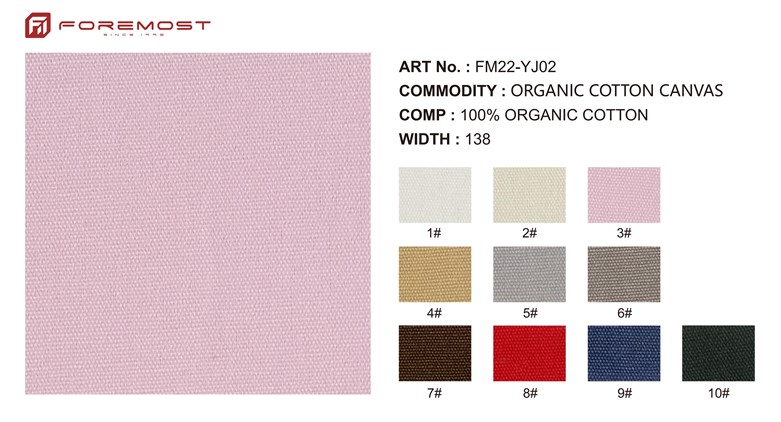 Organic Cotton Canvas