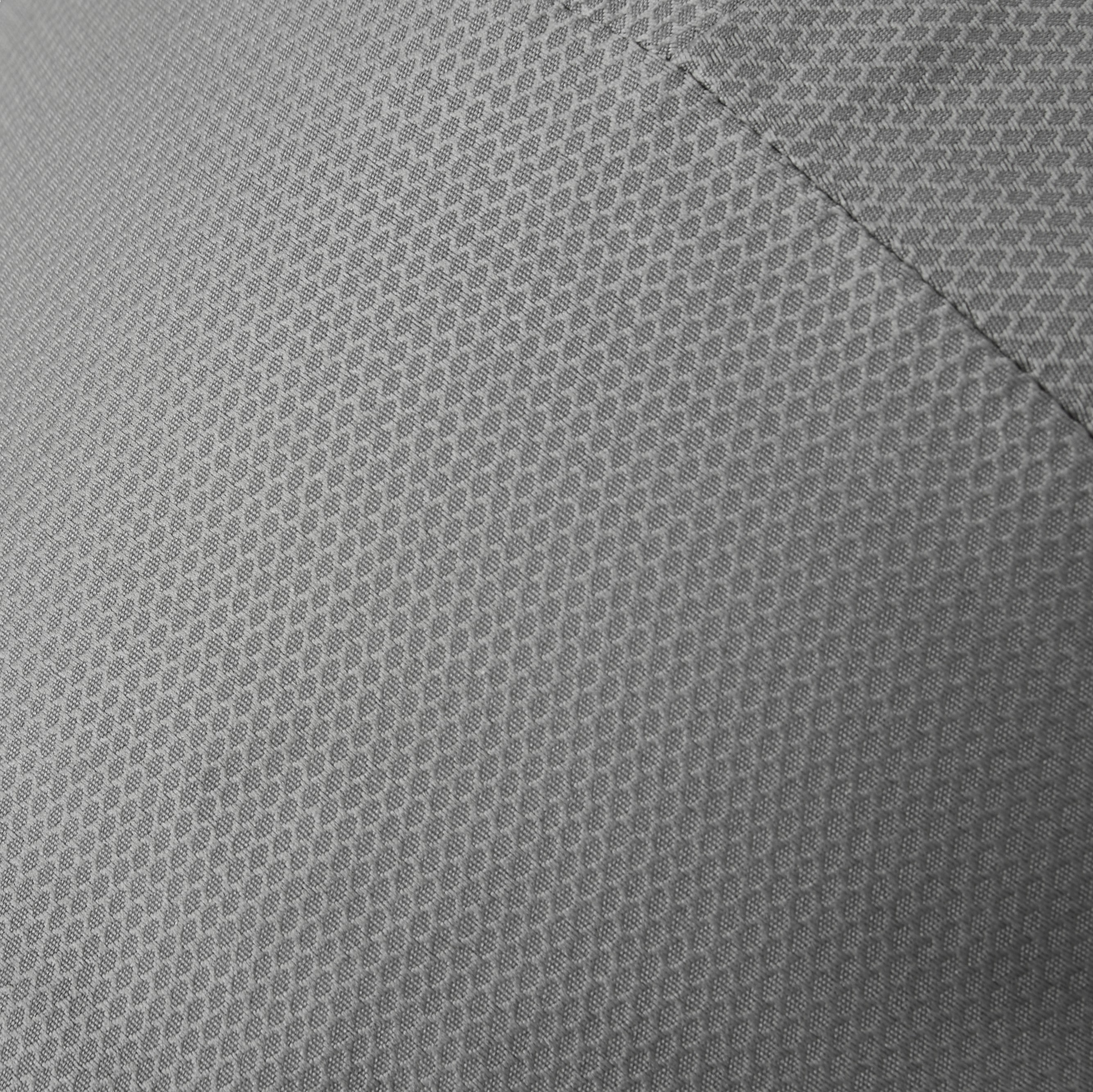 custom water repellent seamless perforated running cap grey detail