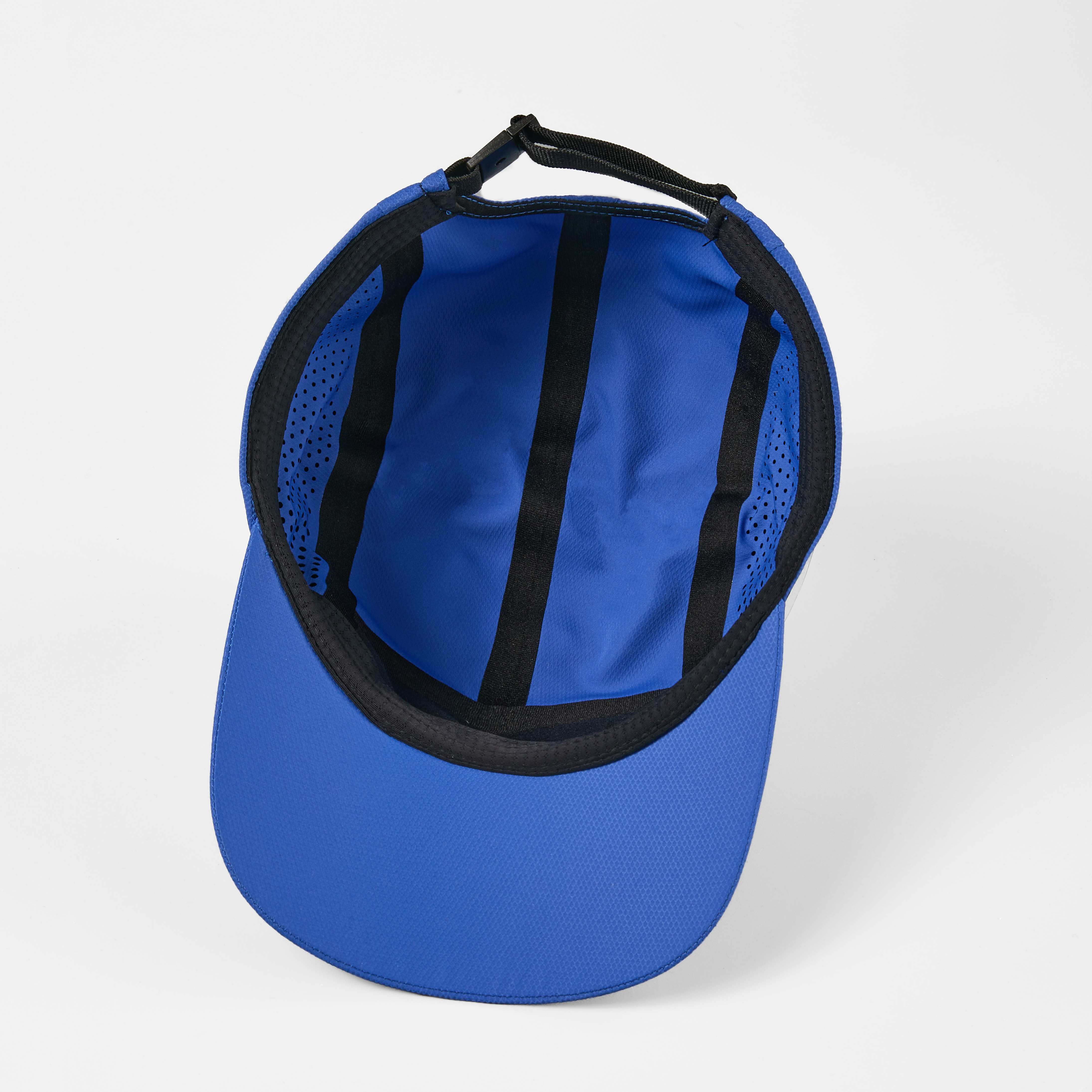 custom water repellent seamless perforated running cap inside