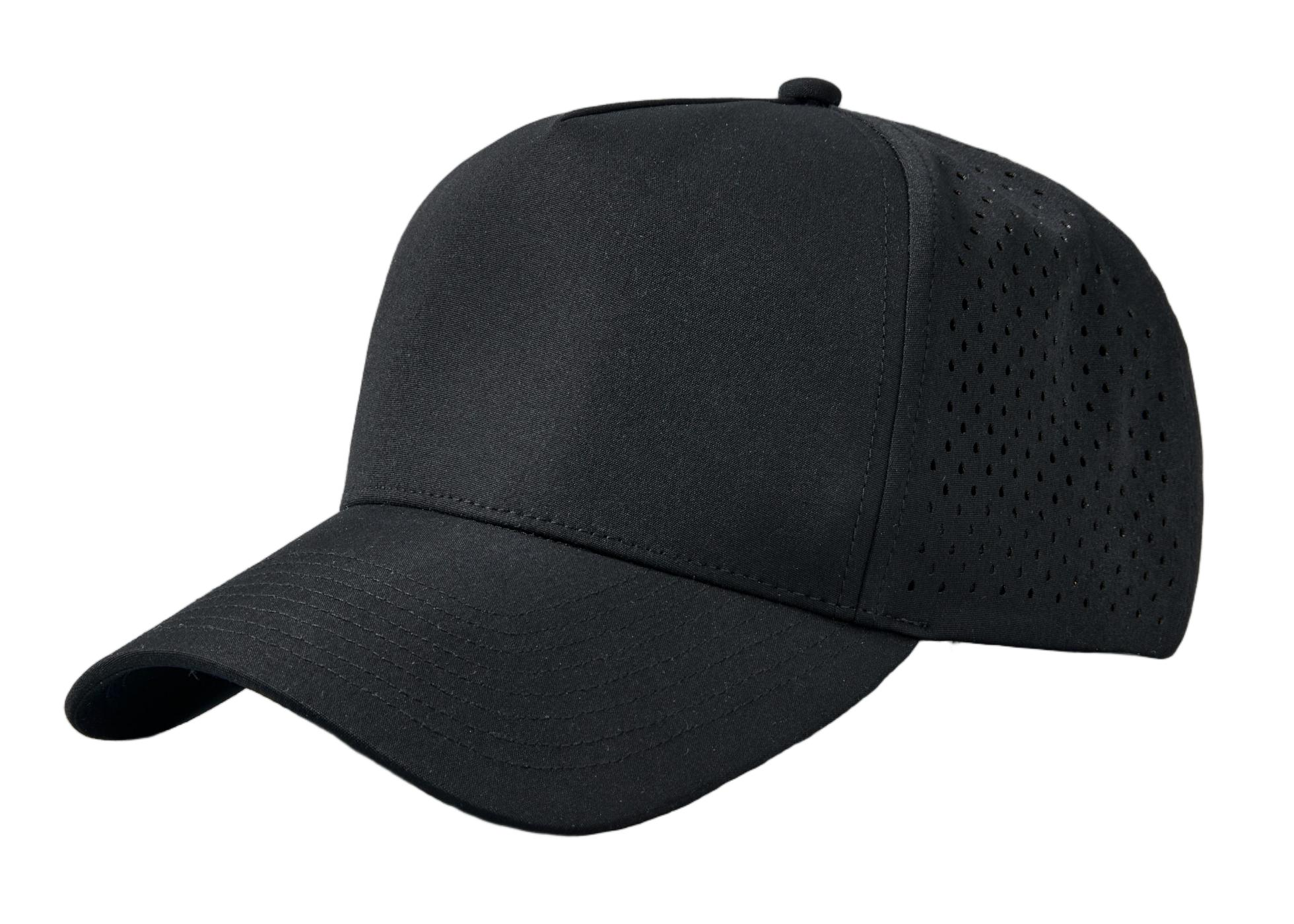 Custom Large 5 Panel Perforated Performance Snapback Golf Hat - 6526L