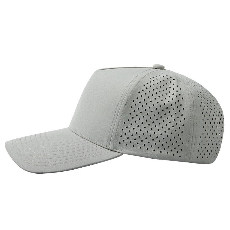Custom Large 5 Panel Perforated Performance Snapback Golf Hat - 6526L