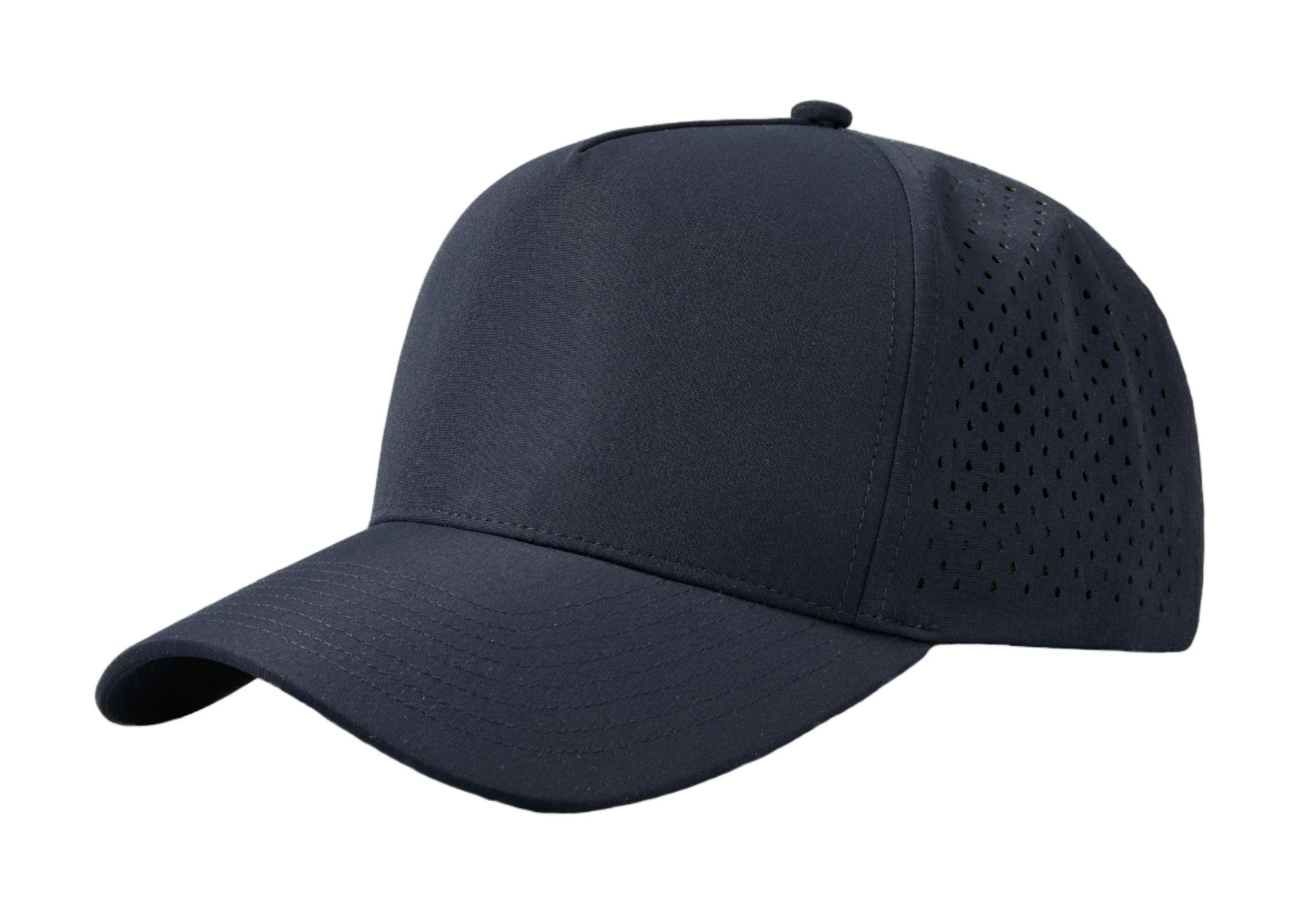Custom Large 5 Panel Perforated Performance Snapback Golf Hat - 6526L