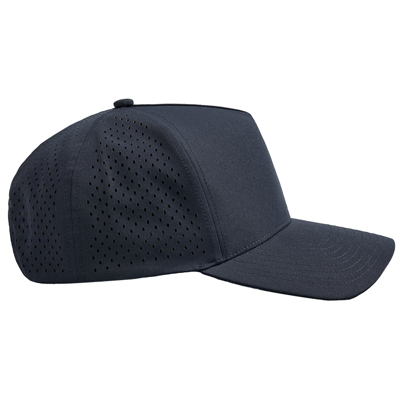 Custom Large 5 Panel Perforated Performance Snapback Golf Hat - 6526L