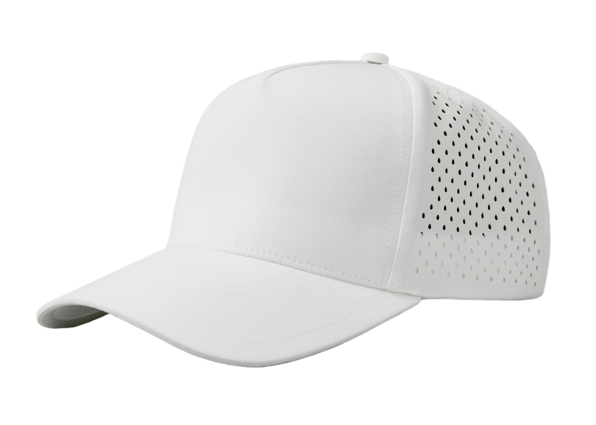 Custom Large 5 Panel Perforated Performance Snapback Golf Hat - 6526L