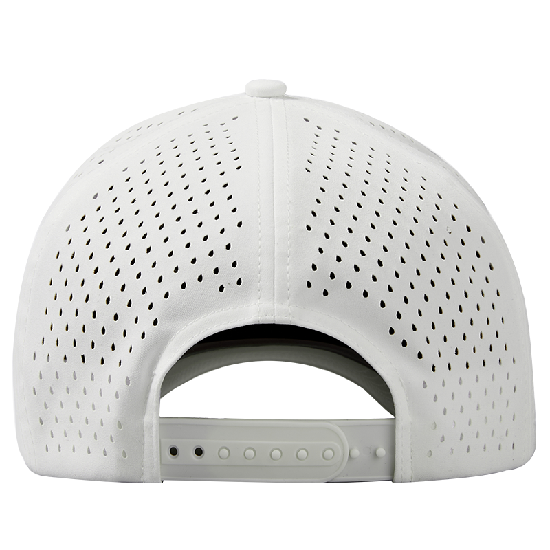 Custom Large 5 Panel Perforated Performance Snapback Golf Hat - 6526L