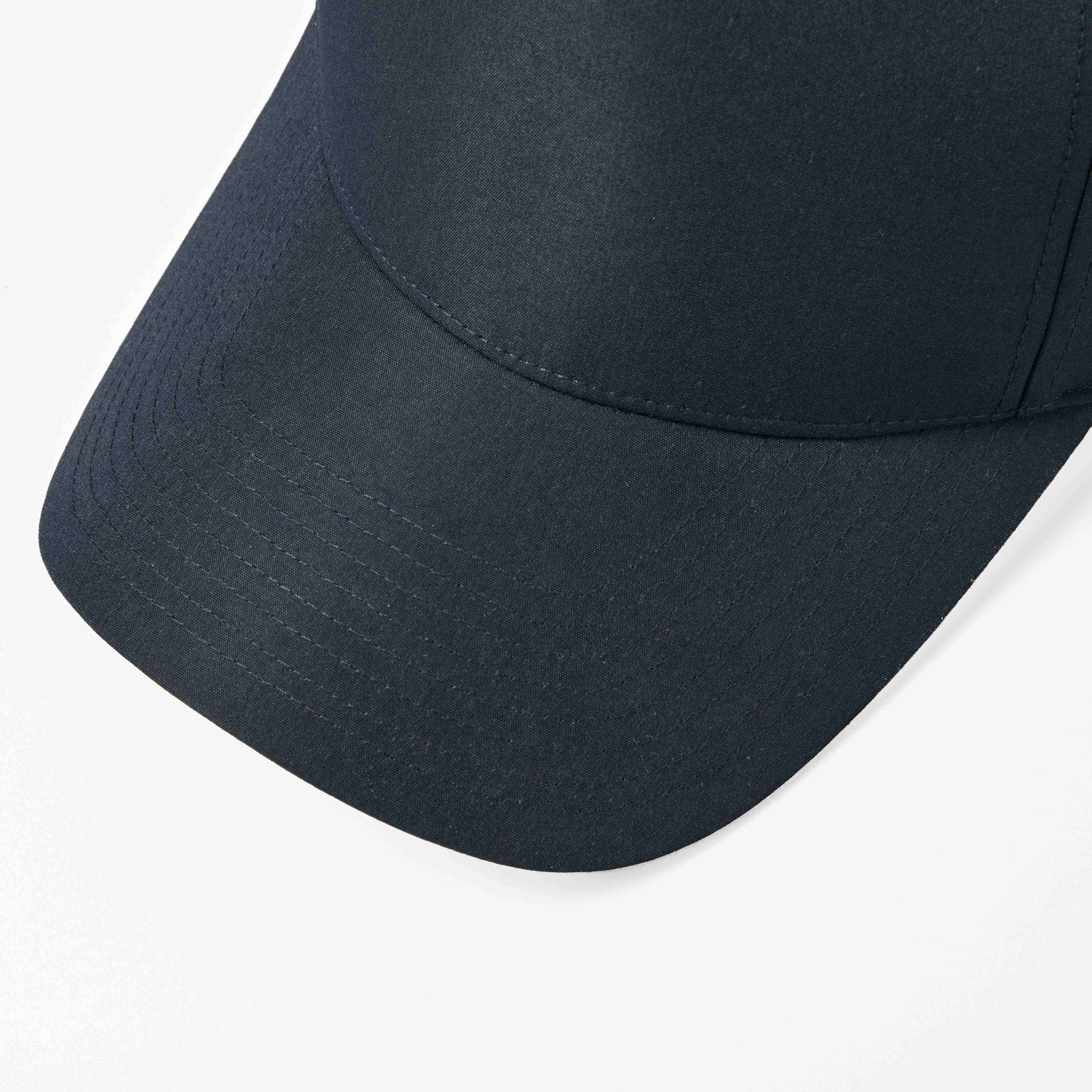 custom large 5 panel perforated performance snapback golf hat top peak