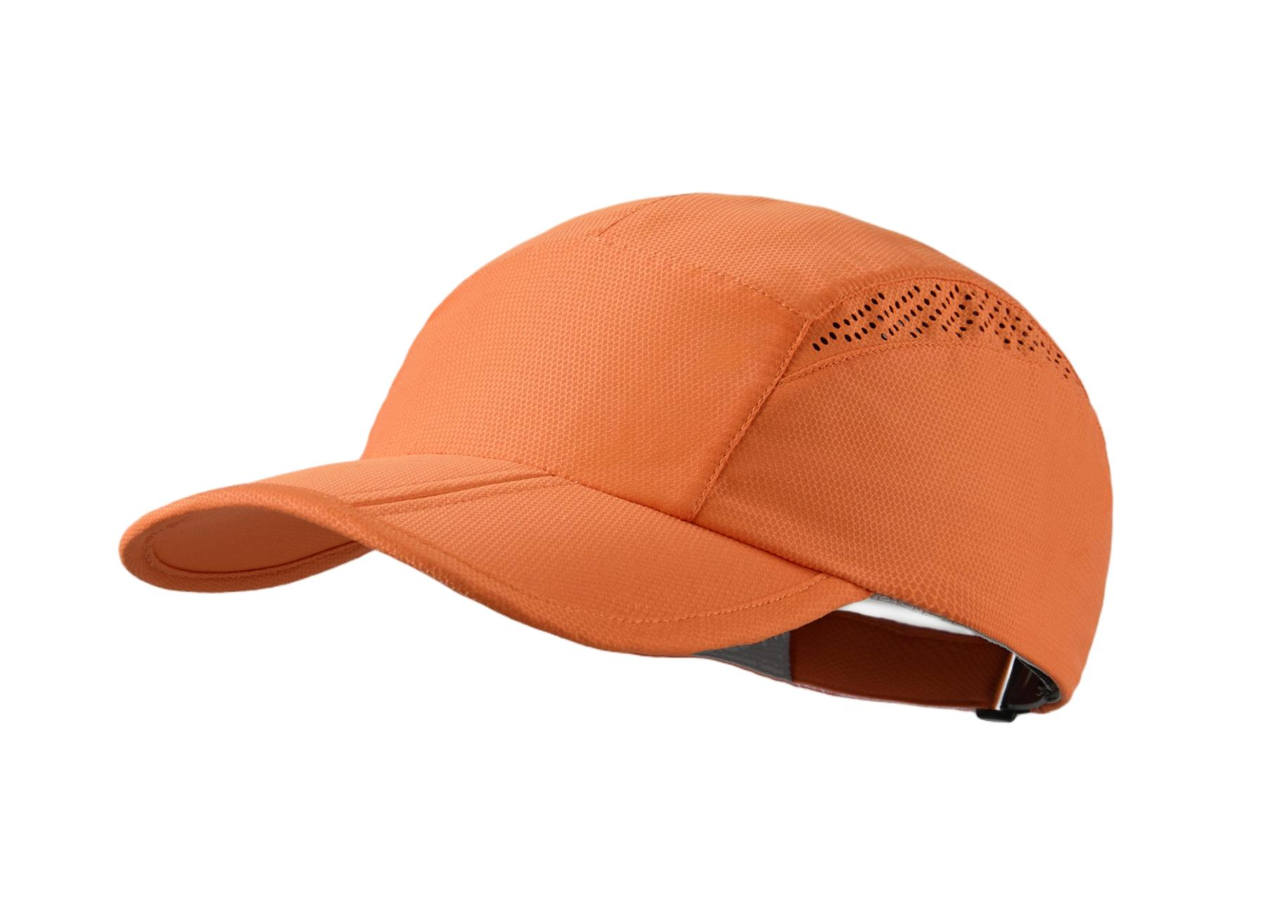 Custom Perforated Foldable Lightweight Running Cap - 5067