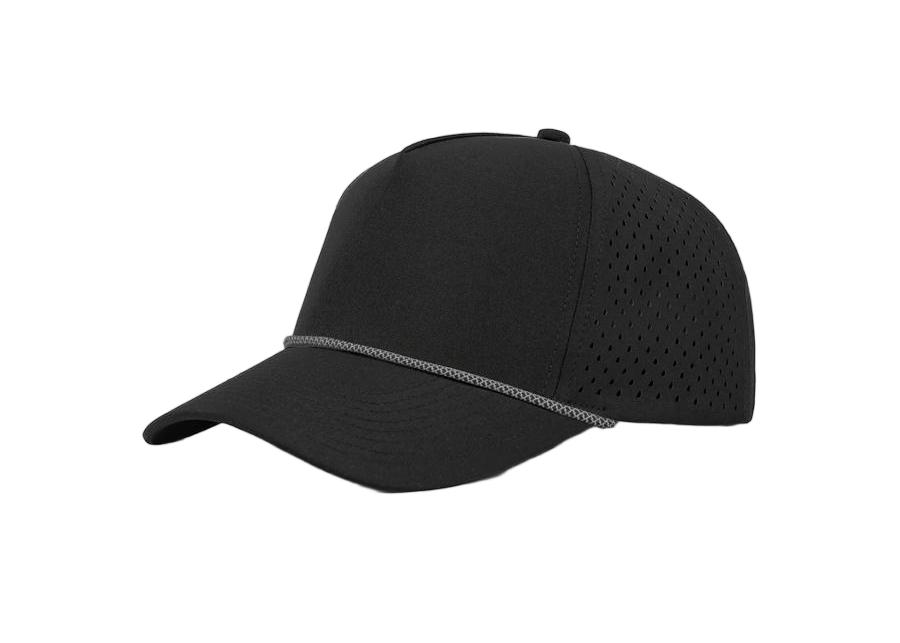 Custom 5 Panel Perforated Performance Snapback Golf Rope Hat - 6526P