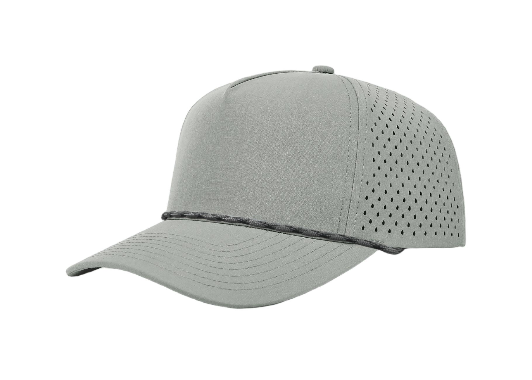 Custom 5 Panel Perforated Performance Snapback Golf Rope Hat - 6526P