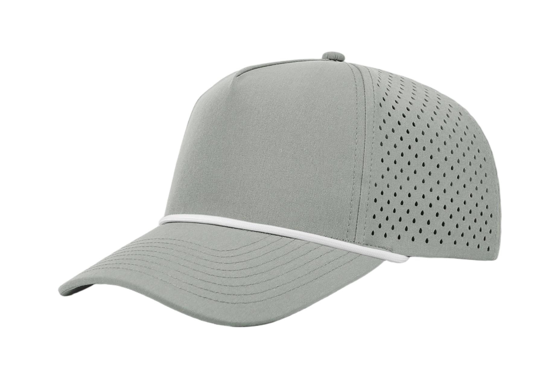 Custom 5 Panel Perforated Performance Snapback Golf Rope Hat - 6526P