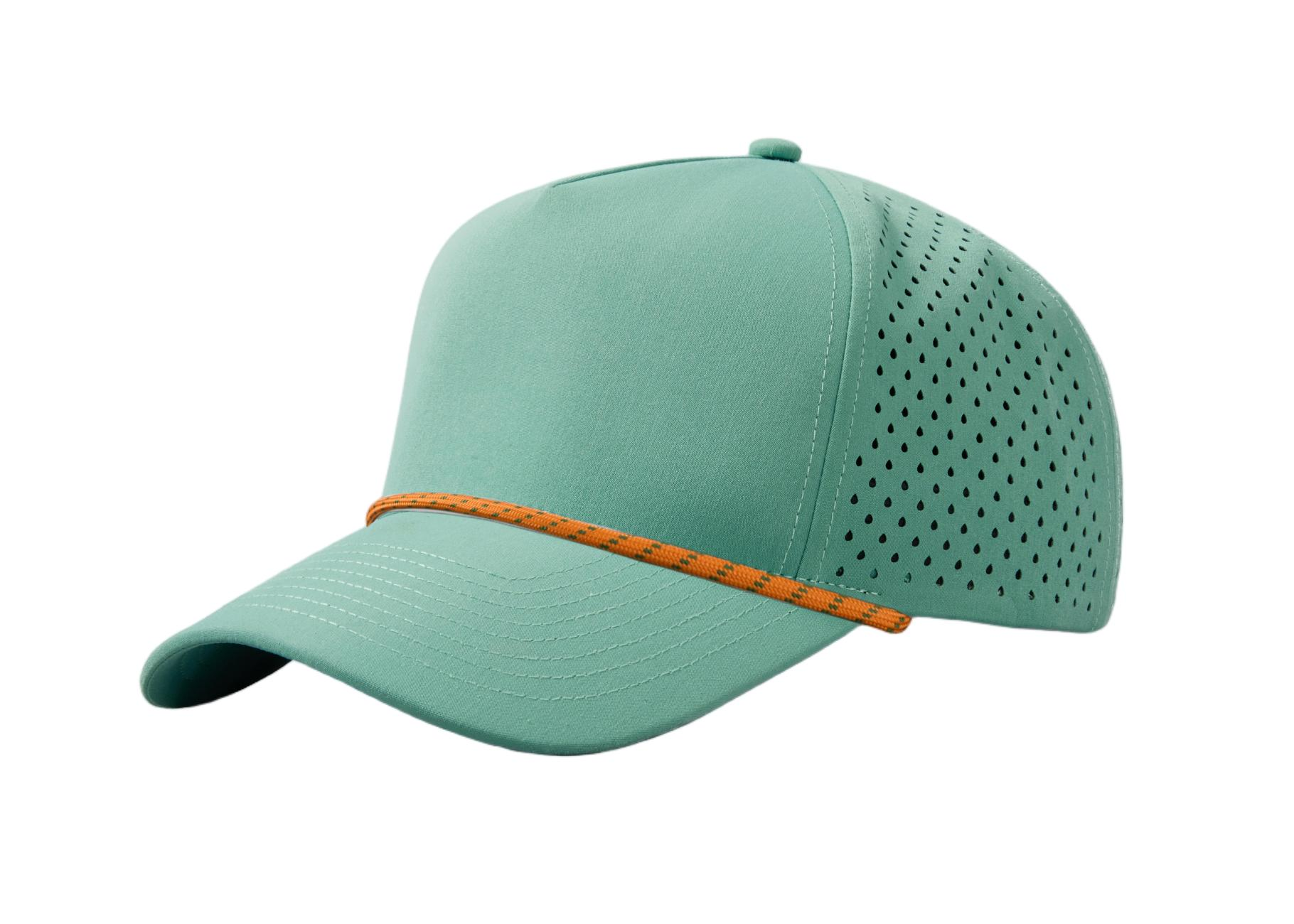 Custom 5 Panel Perforated Performance Snapback Golf Rope Hat - 6526P