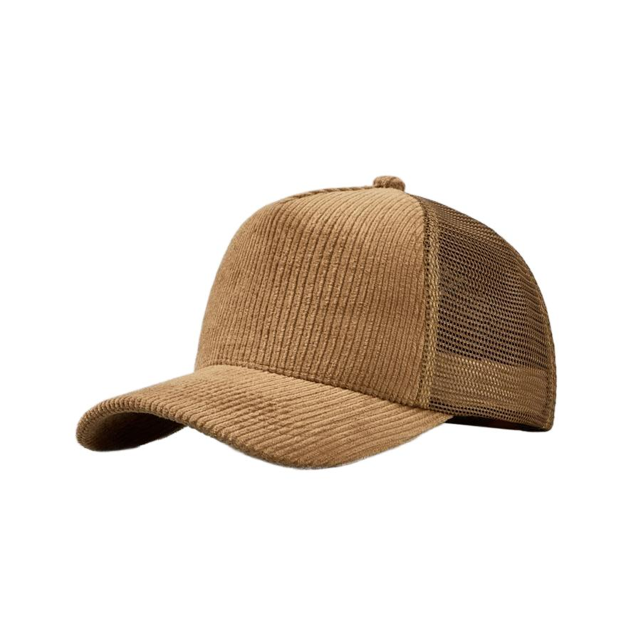 Custom 5 Panel Corduroy Trucker Hats Wholesale - 5129
