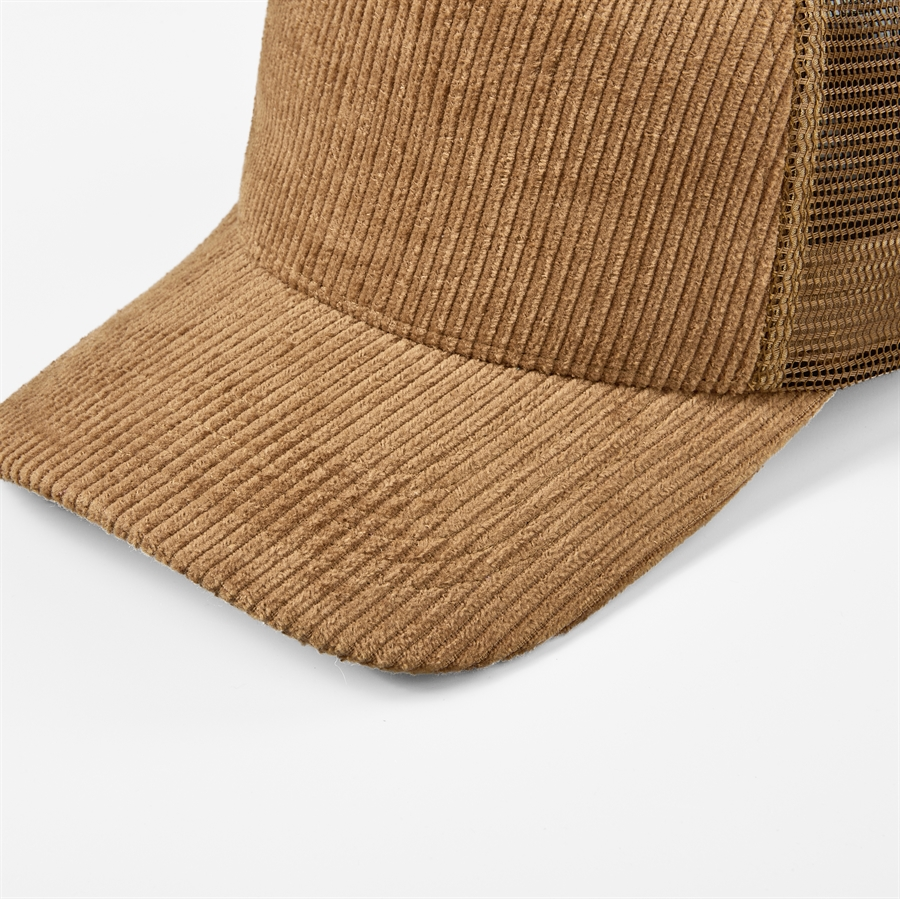 Custom 5 Panel Corduroy Trucker Hats Wholesale - 5129