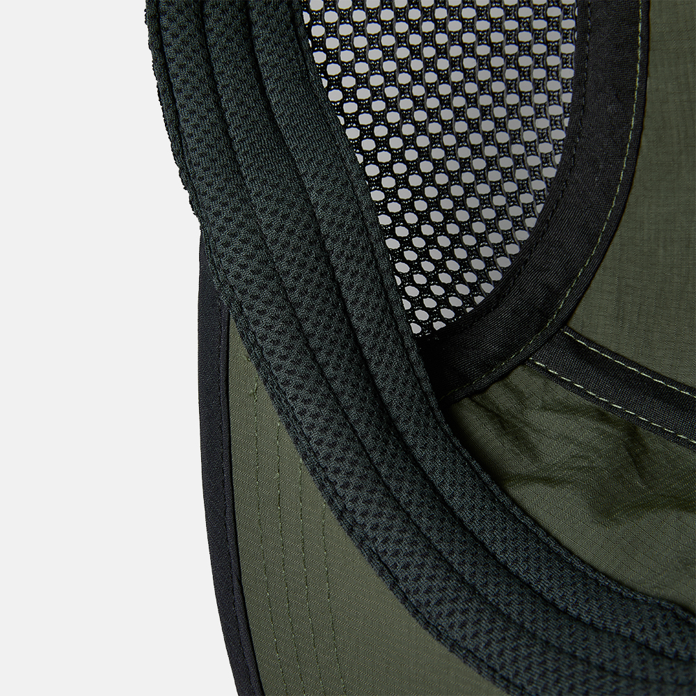 Custom Water Repellent 5 Panel Nylon Mesh Camper Hat - 5209