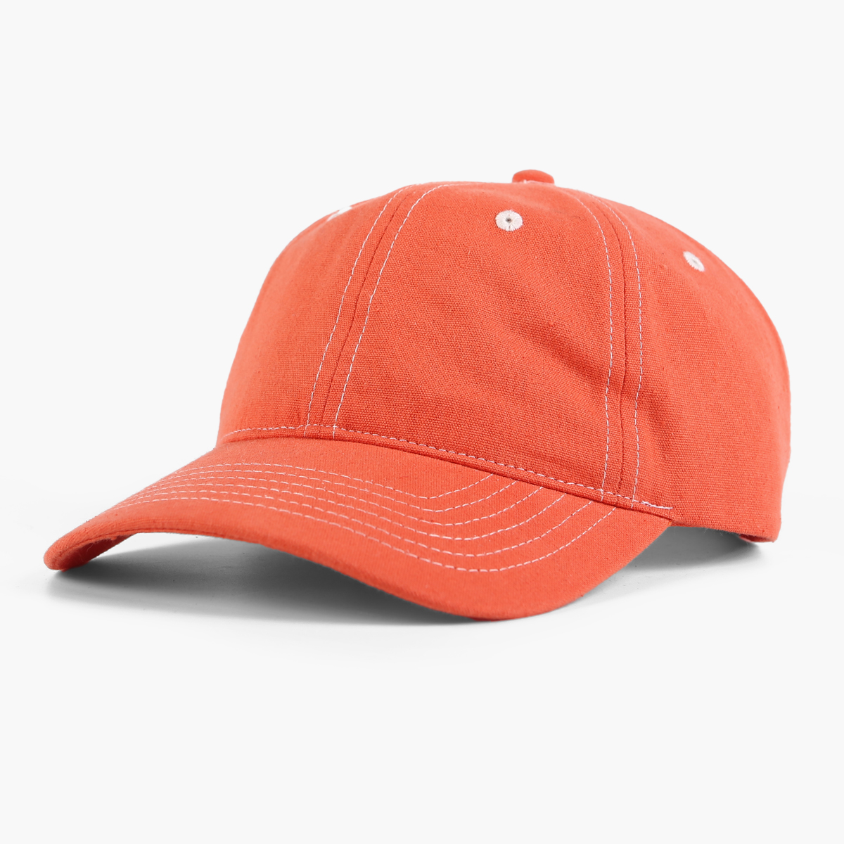 Custom Unstructured Low Profile Canvas Contrast Stitching Dad Hat - 6168