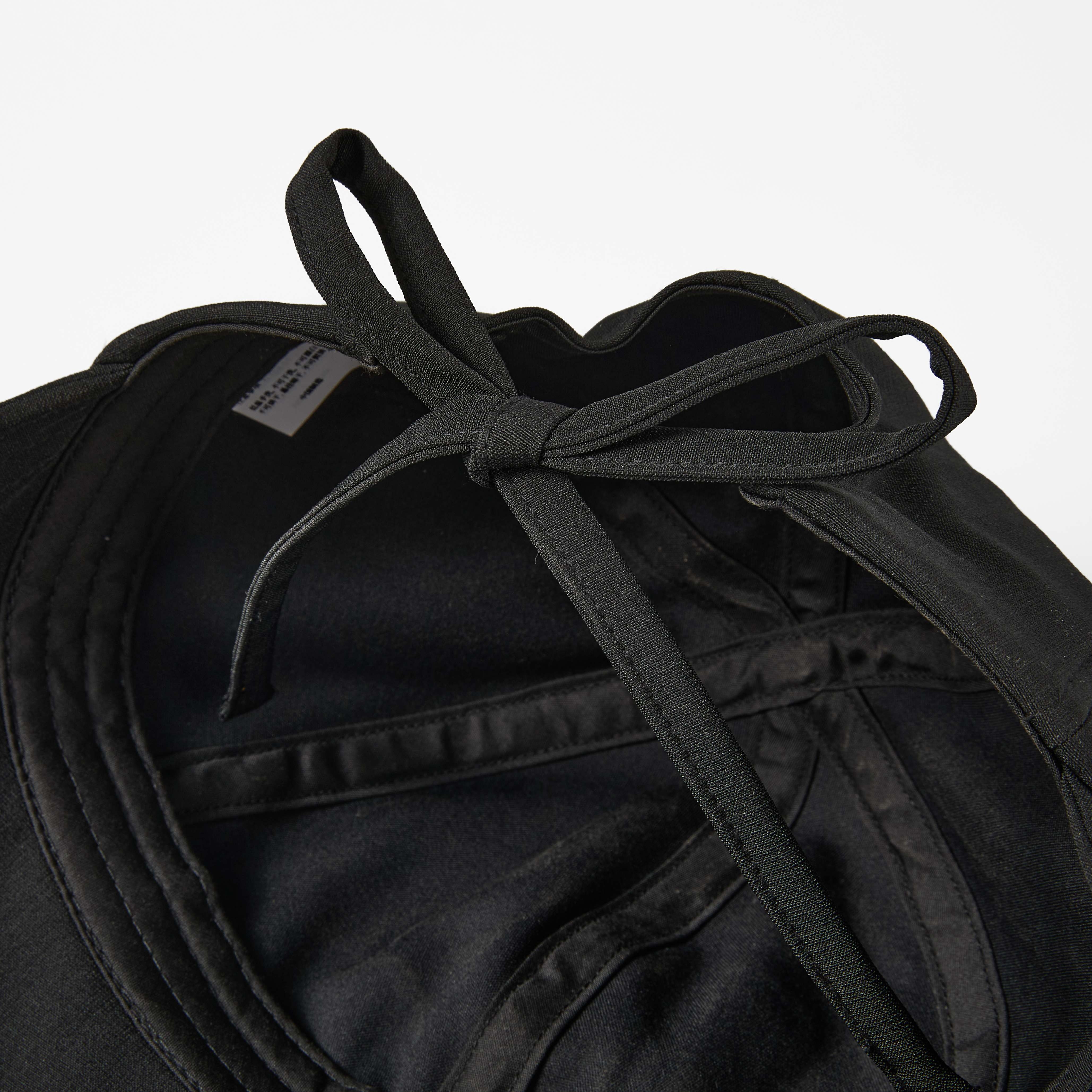 custom 6 panel wide brim sun bucket hats back serap