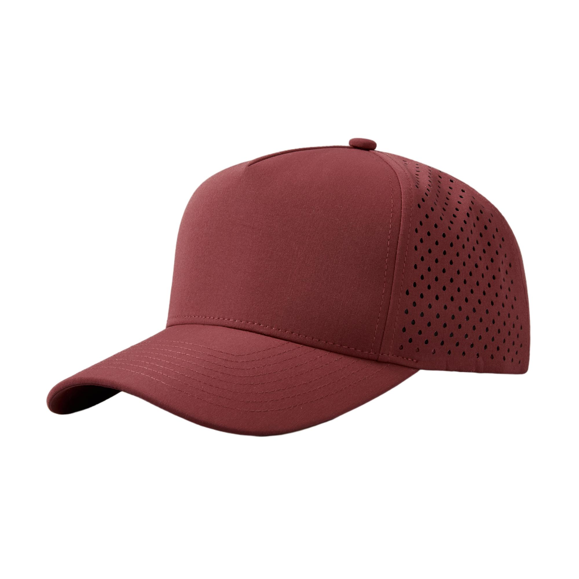 Custom 5 Panel Perforated Performance Snapback Golf Hat - 6526