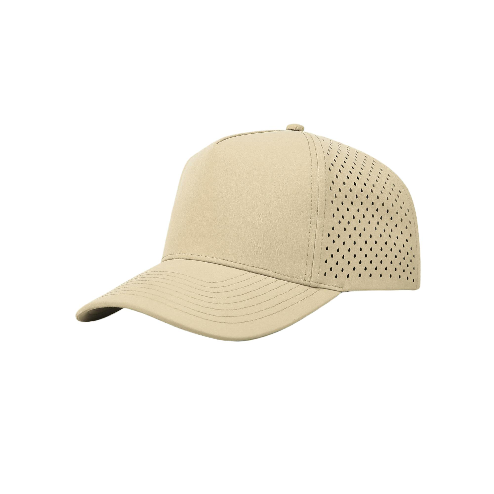 Custom 5 Panel Perforated Performance Snapback Golf Hat - 6526