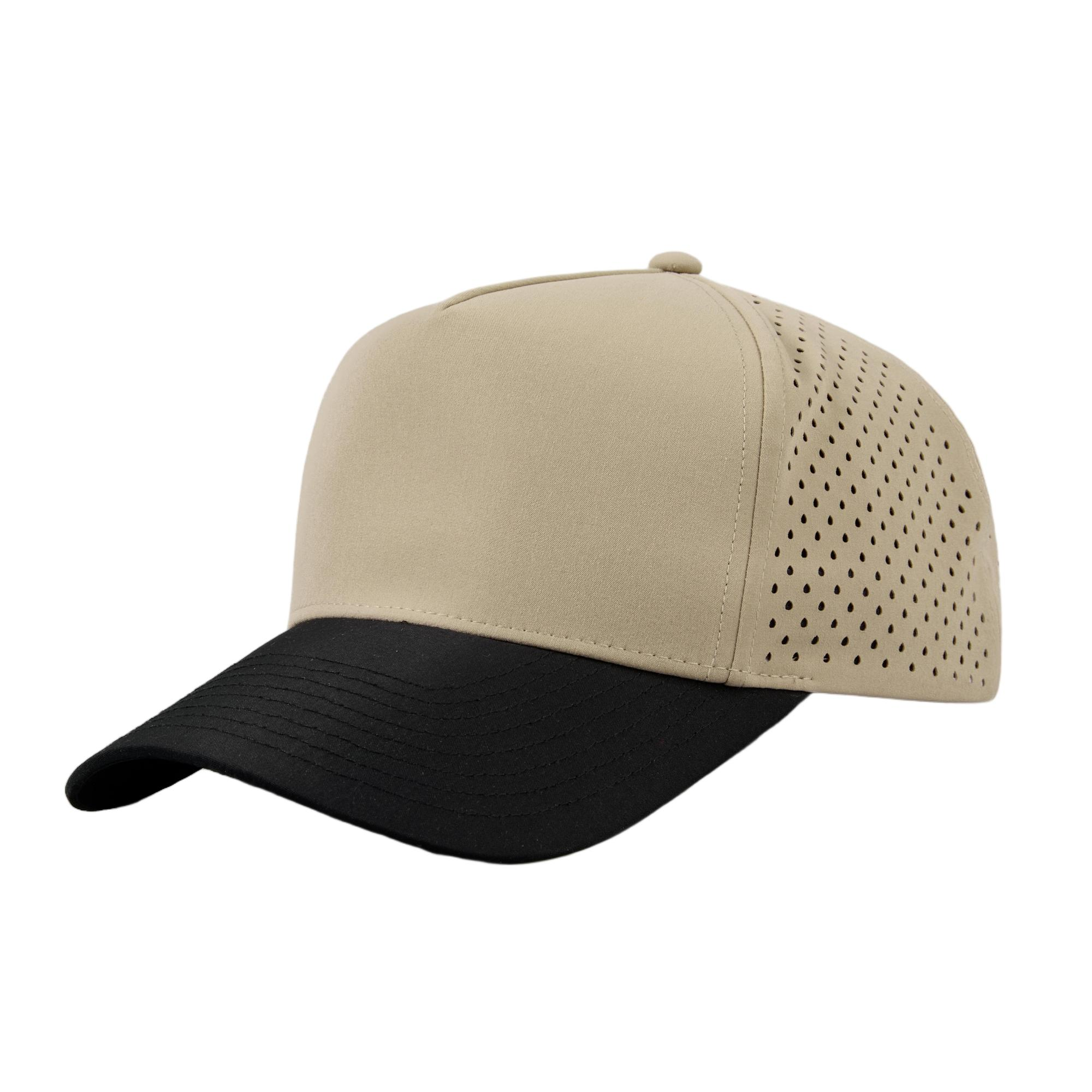 Custom 5 Panel Perforated Performance Snapback Golf Hat - 6526