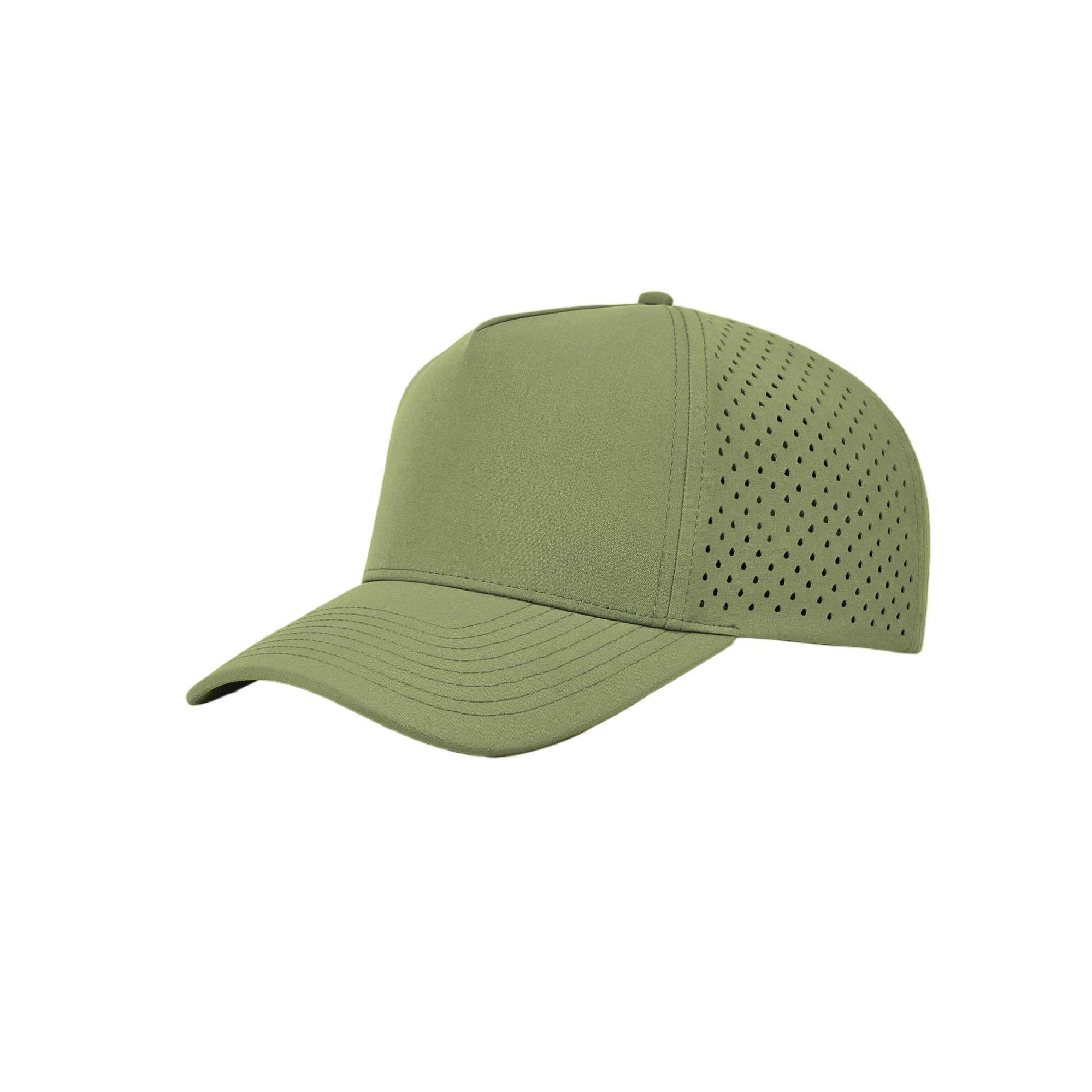 Custom 5 Panel Perforated Performance Snapback Golf Hat - 6526