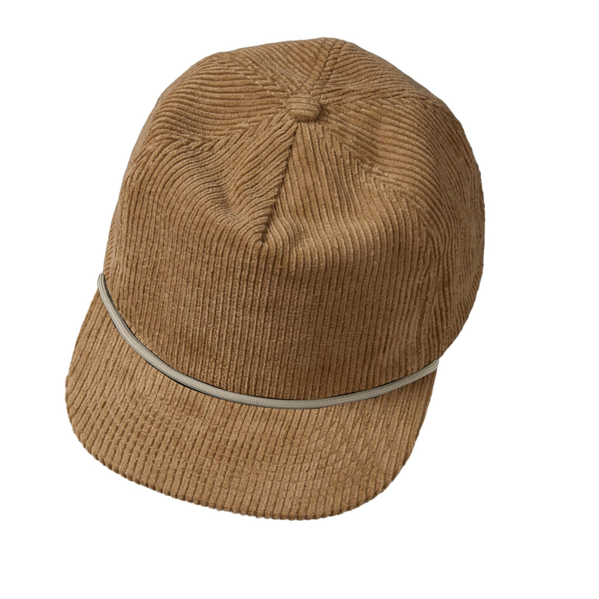 Custom 5 Panel Corduroy Rope Snapback Hat - 5123P