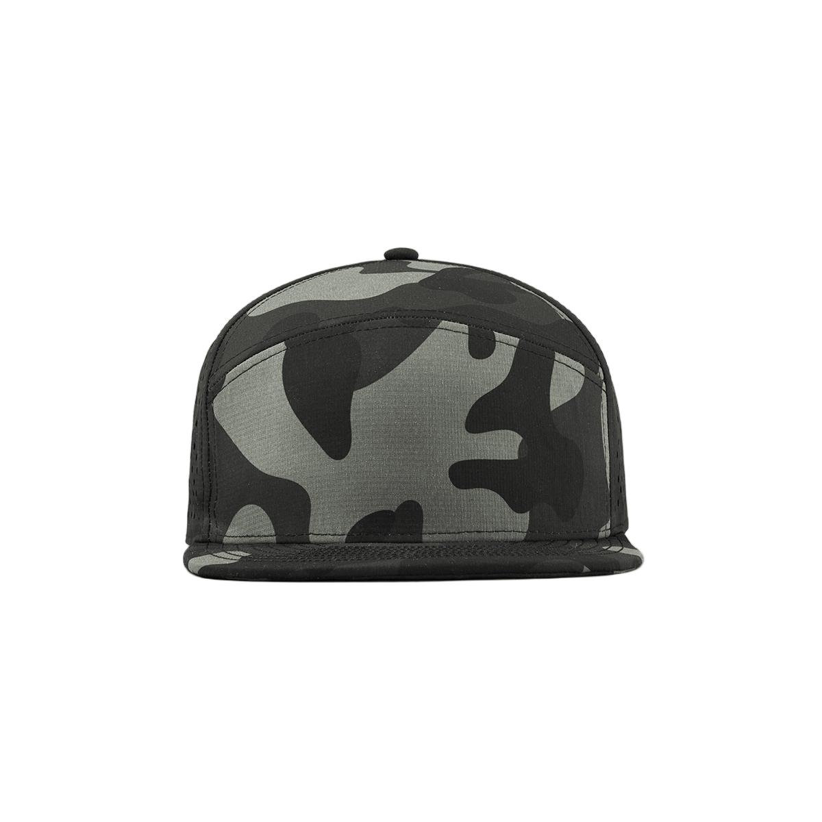 Custom 6 Panel Perforated Water Repellent Snapback Hat - 6023