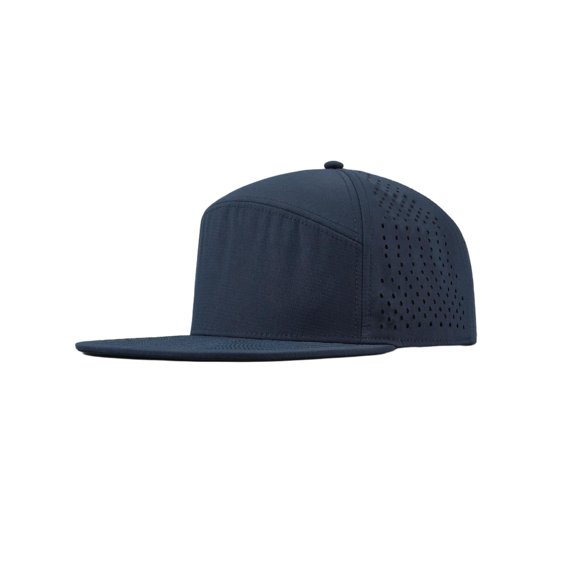 Custom 6 Panel Perforated Water Repellent Snapback Hat - 6023