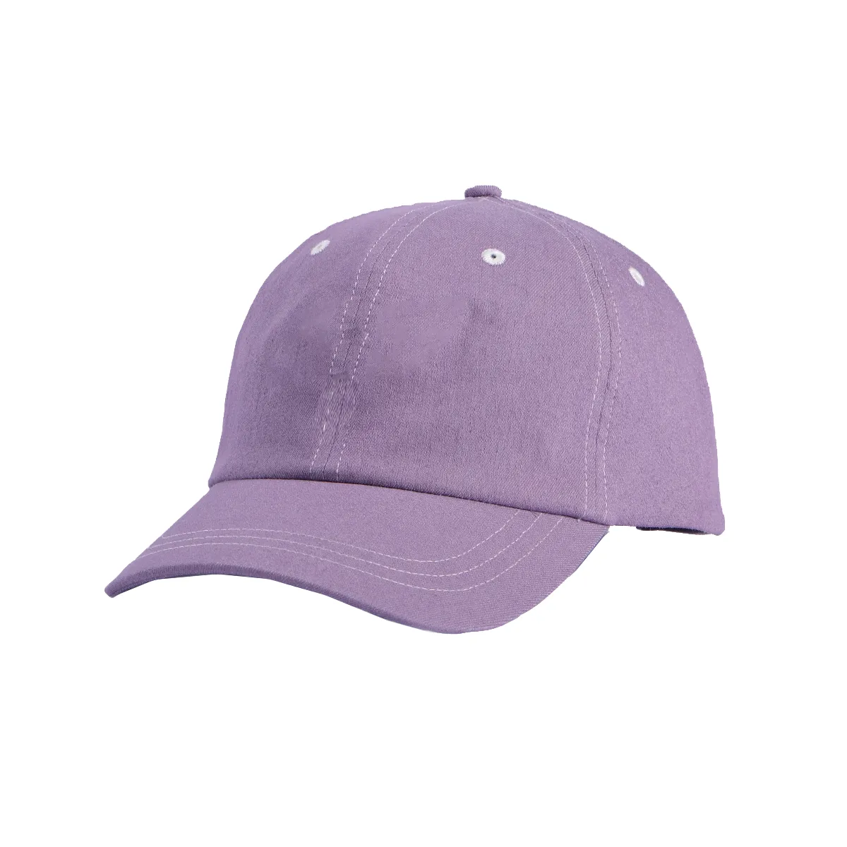 Custom Poly Denim Color Blocking Soft Crown Dad Hat - 6142