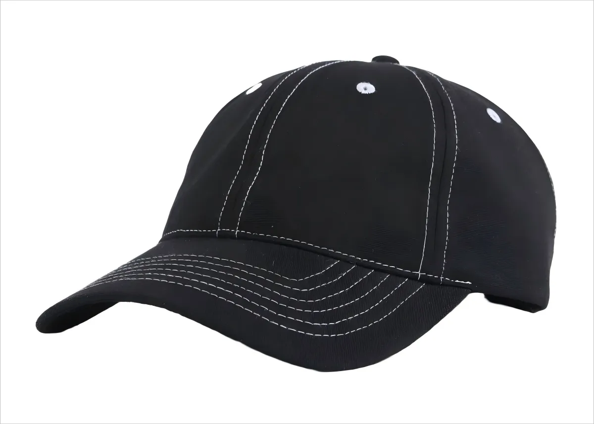 Custom Unstructured Low Profile Canvas Contrast Stitching Dad Hat - 6168