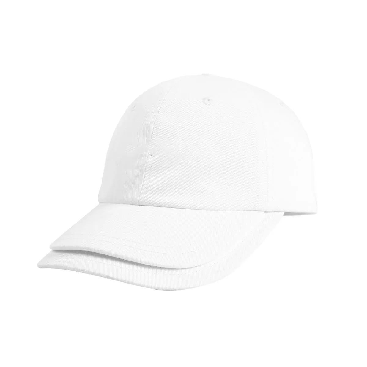 Custom Double Visor Baseball Caps - 6094